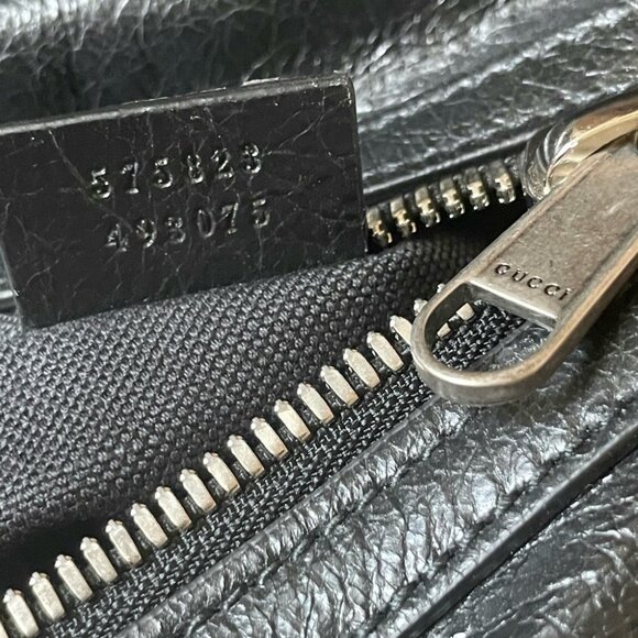 GUCCI MORPHEUS BACKPACK CALFSKIN OLD AGE LEATHER STYLE RARE SOPHISTICATED - Picture 6 of 16